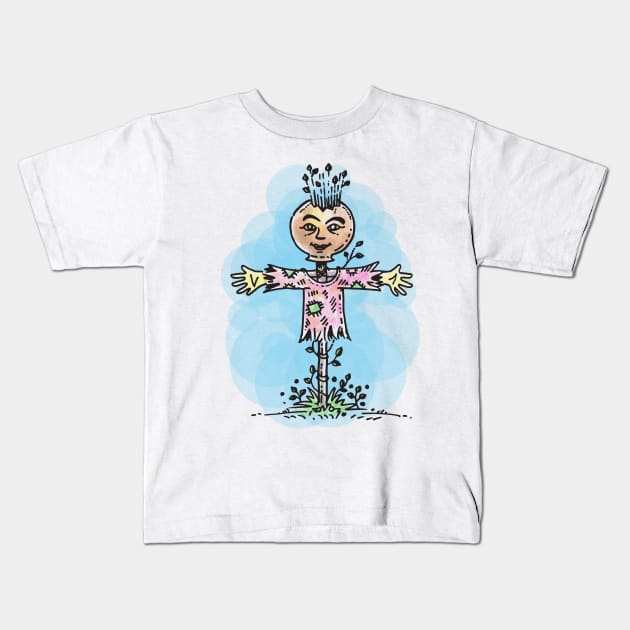 Scarecrow Kids T-Shirt by GeeTee